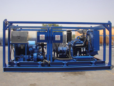 Single Triplex Pump Skid